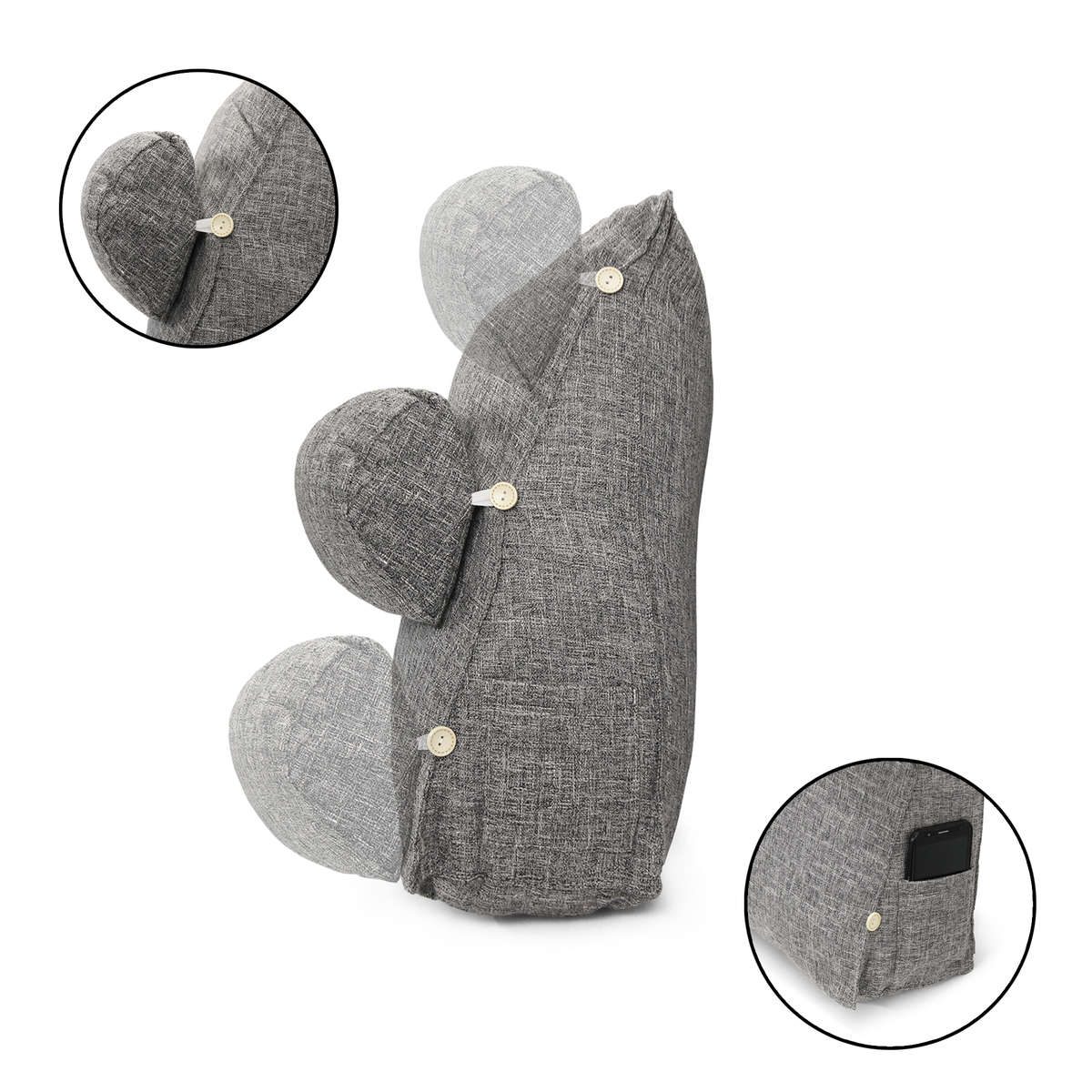 Ultimate Back Rest - Grey