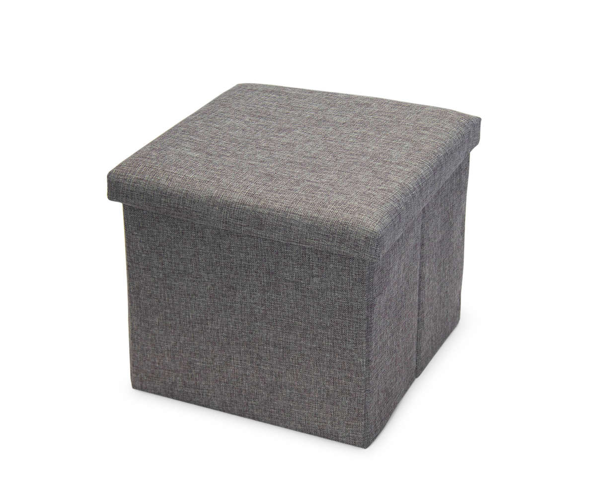 Storage Ottoman Single - Grey