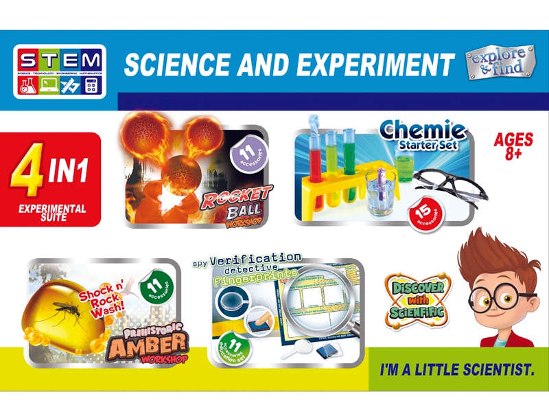 Jeronimo - Four-in-one science and education set