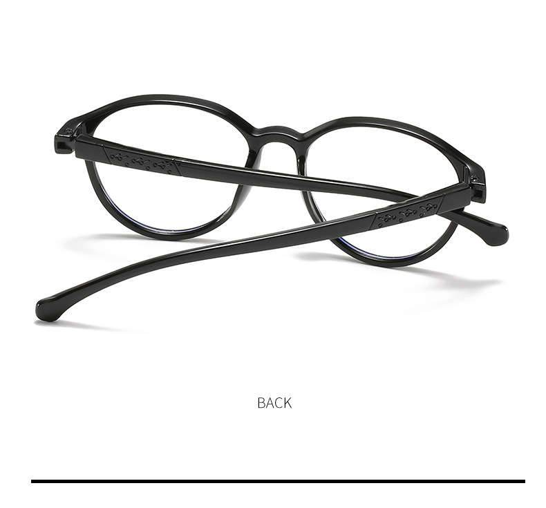 Blue Ray Glasses | Ebony Black