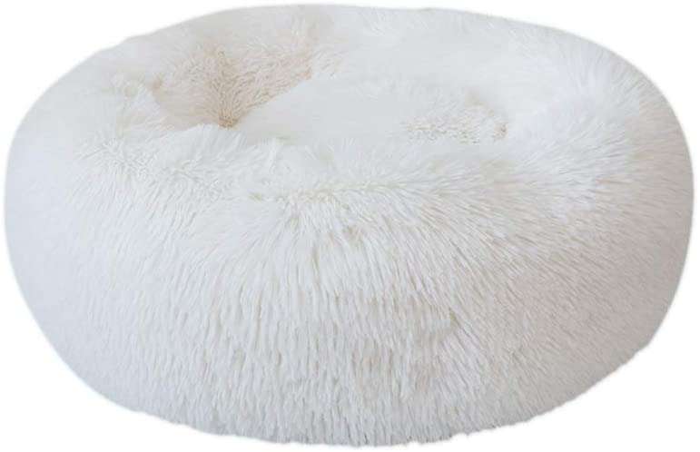 Plush pet beds 70cm - White
