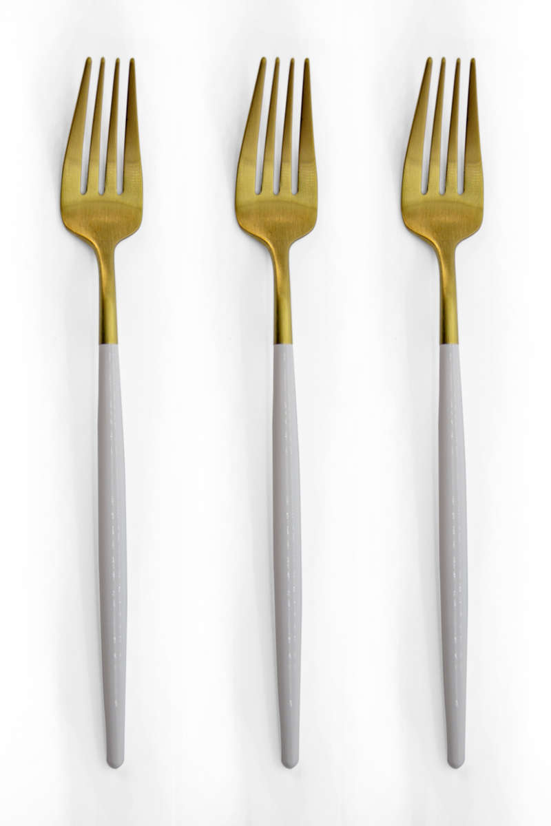 Finery - Cutlery Set 12pc - Gold/White