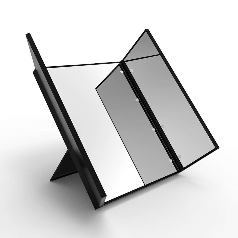 Vanity LED Foldup Mirror