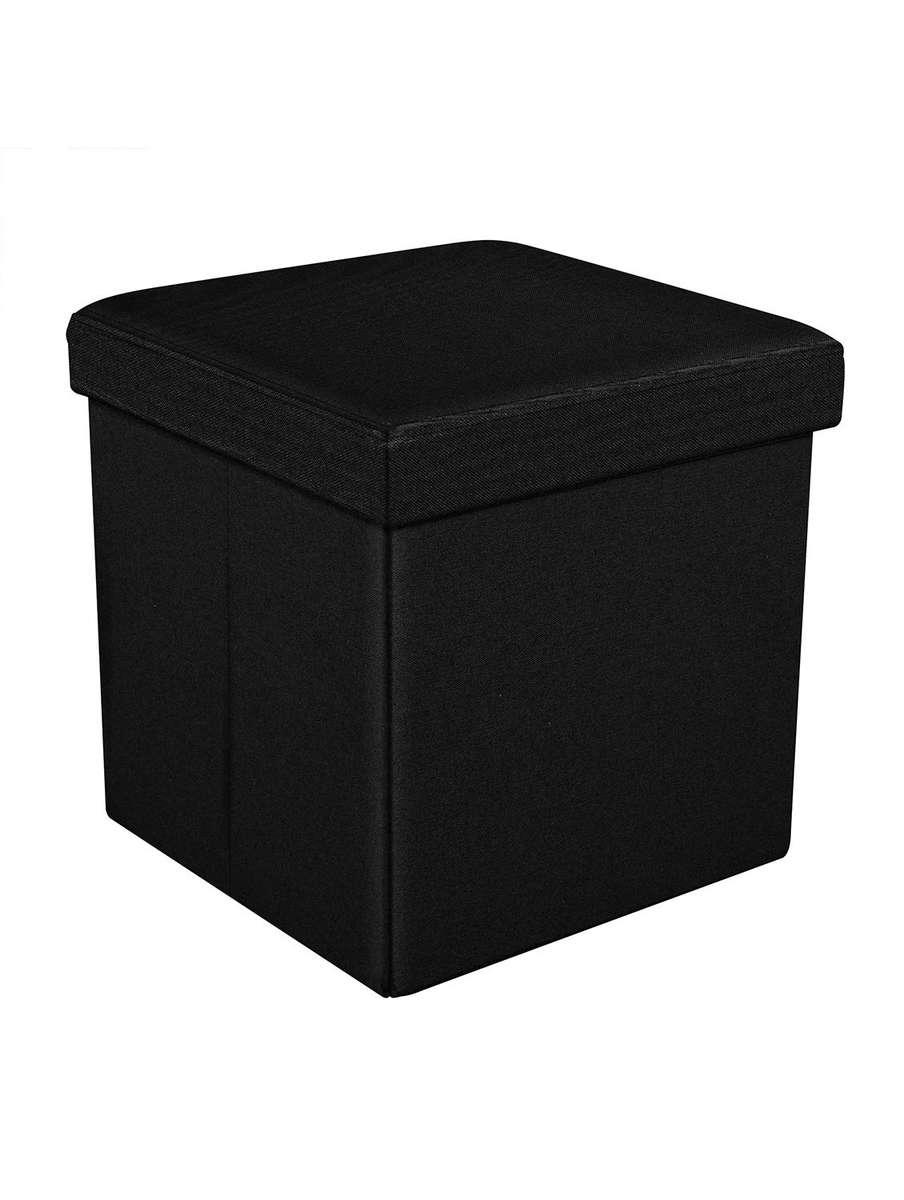 Storage Ottoman Single - Black