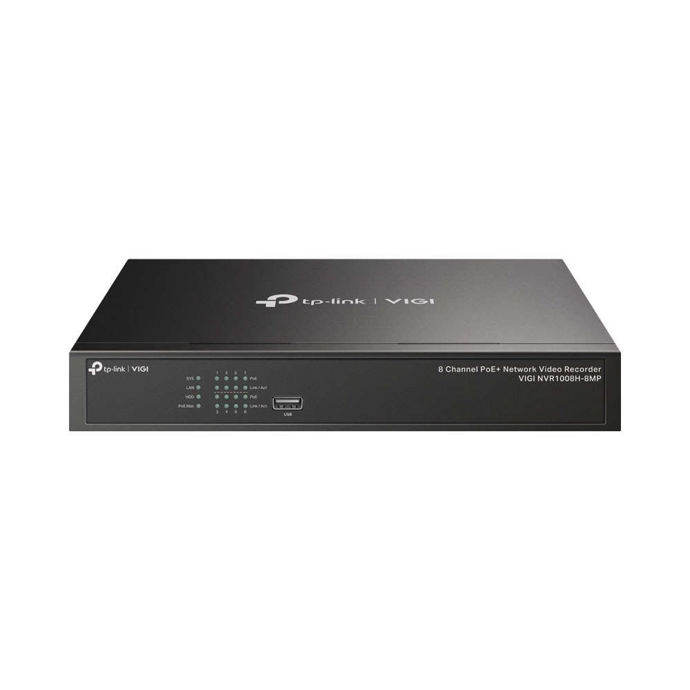 Tp-Link Vigi Nvr1008H-8Mp 8-Channel Poe+ Network Video Recorder