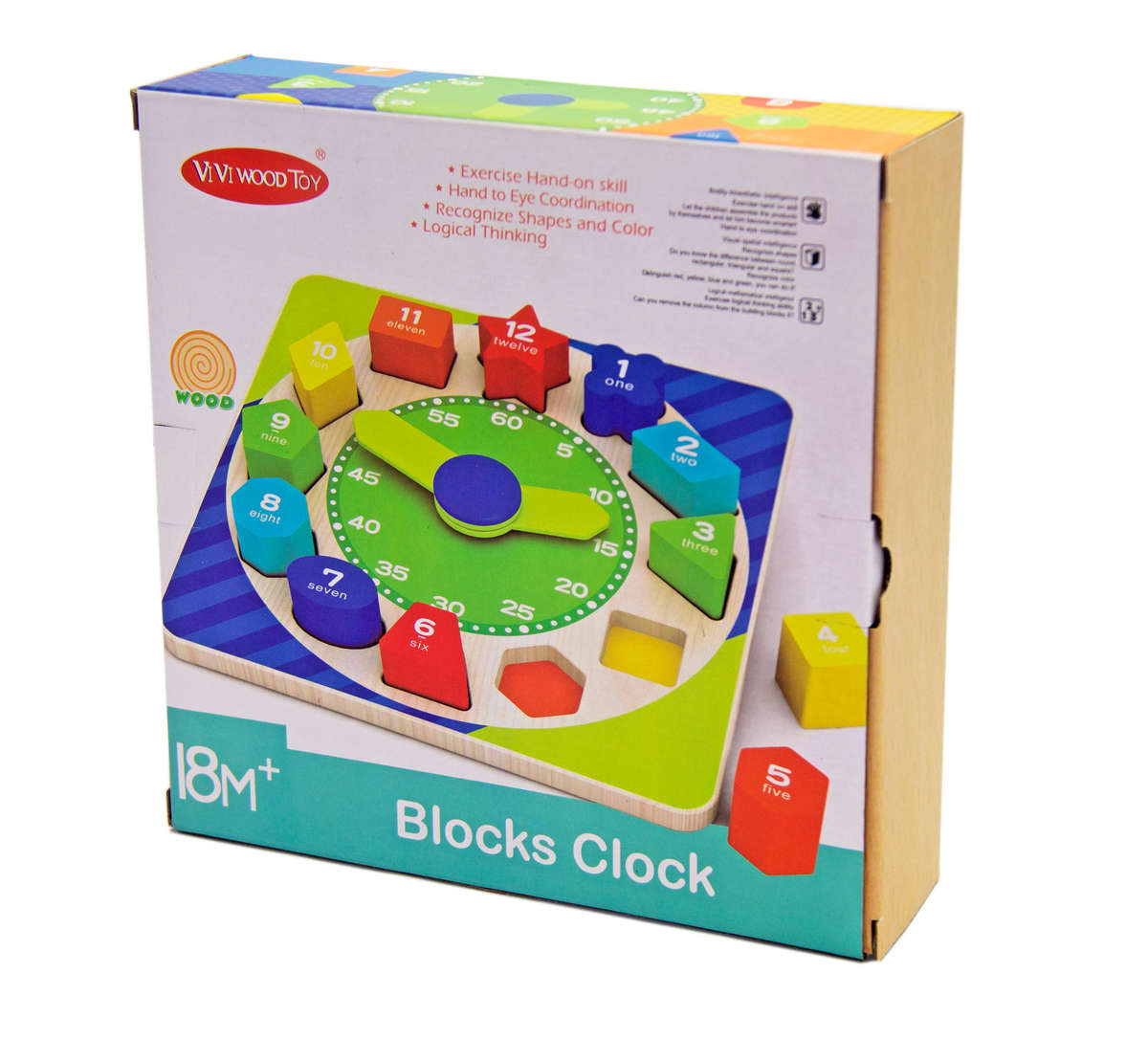 Jeronimo - Wooden Learning Clock