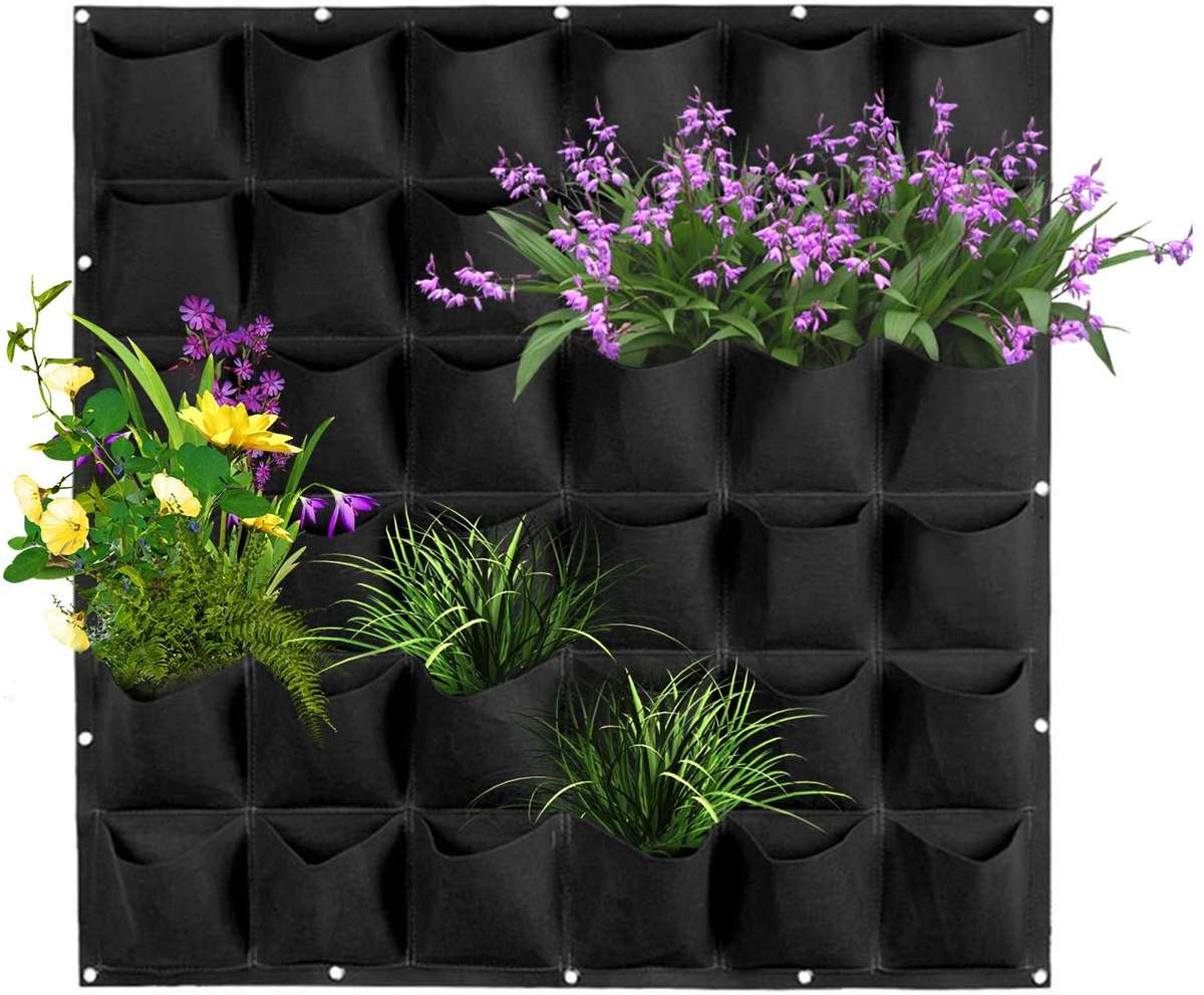 Fine Living 36 Pockets Wall Planer - Black