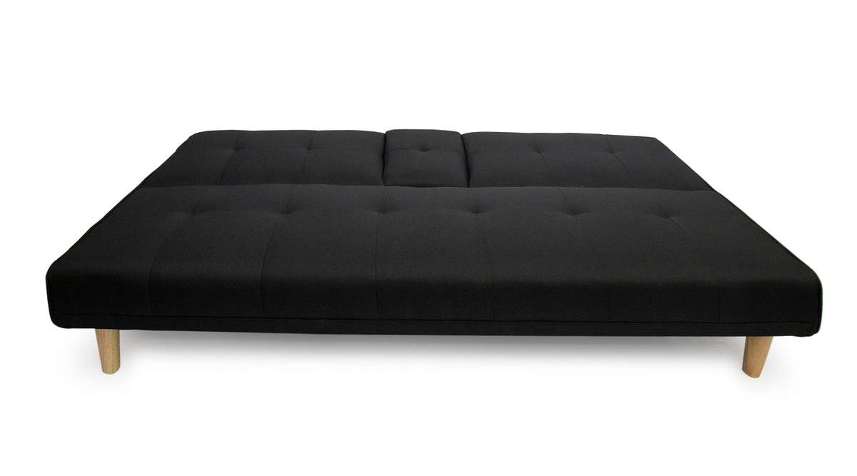 Fine Living - Isle Couch/Sleeper  - Black