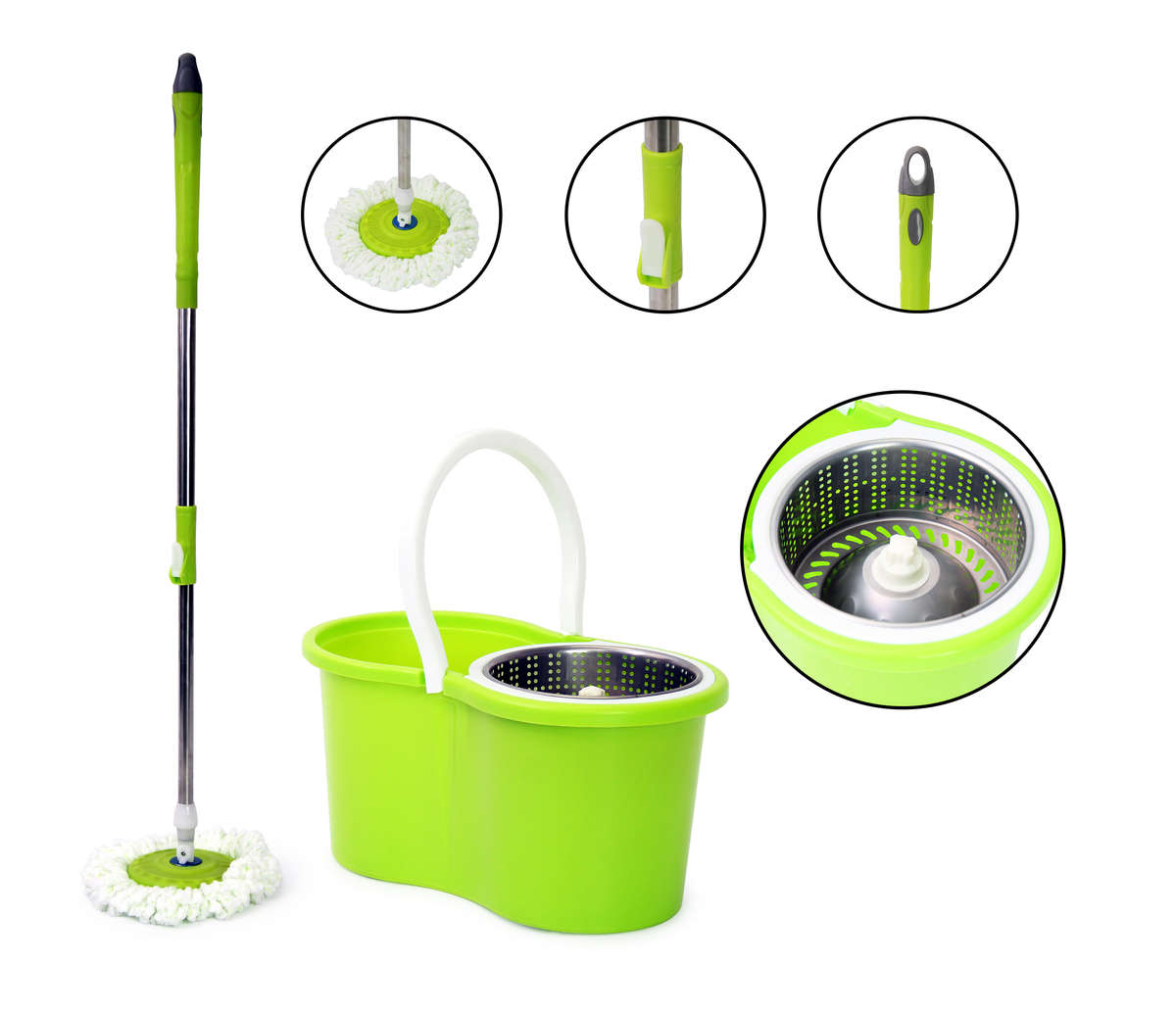Spin Mop - Figure 8 - Green