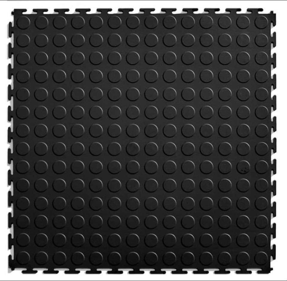 Interlocking tiles - black 1sqm