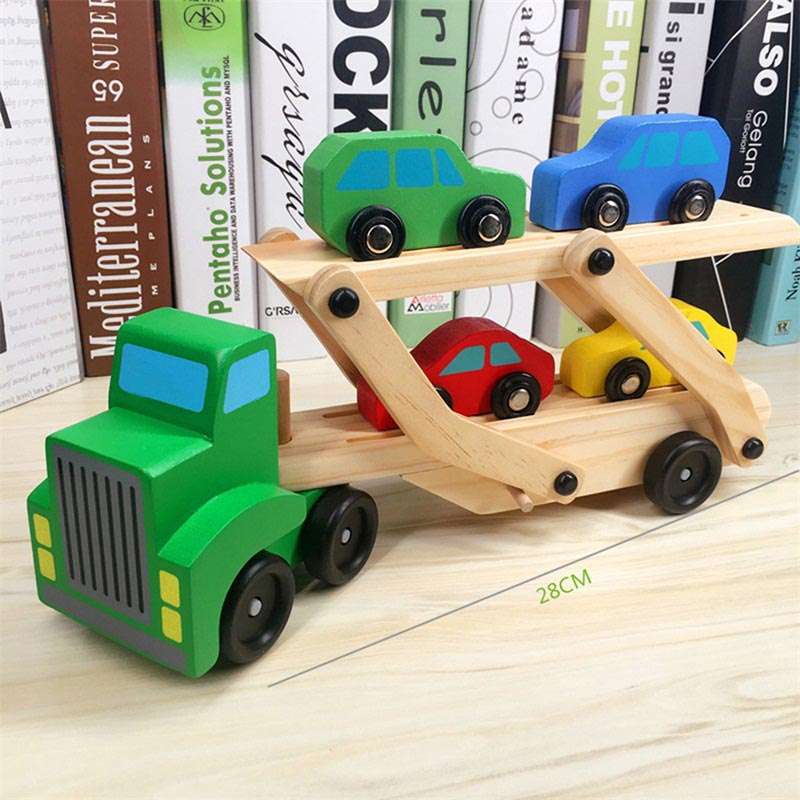Jeronimo Double-Decker Wooden Truck
