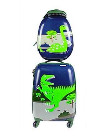 Side Kick - Kids 2pc Travel Case Set - Dino