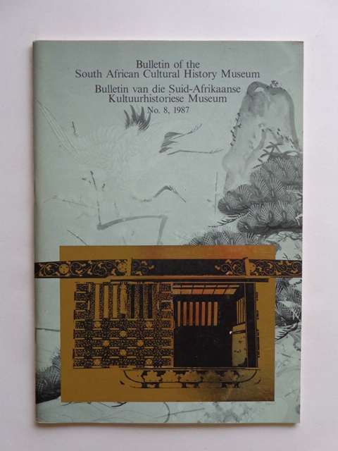 Bulletin of the South African Cultural History Museum, No. 8, 1987 (Bilingual).
