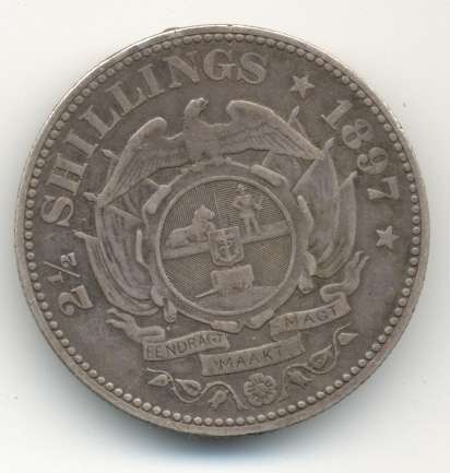 1897 *** 2.5S *** Good detail *** BV = R6000 in unc