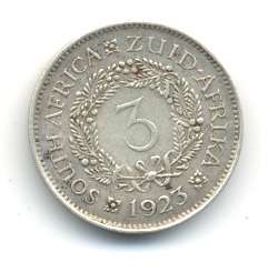 1923 *** 3P *** VF  *** Scarce coin