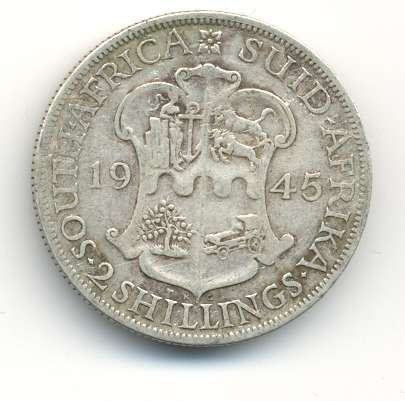 1945 *** 2S *** VF- *** Collect union coins today