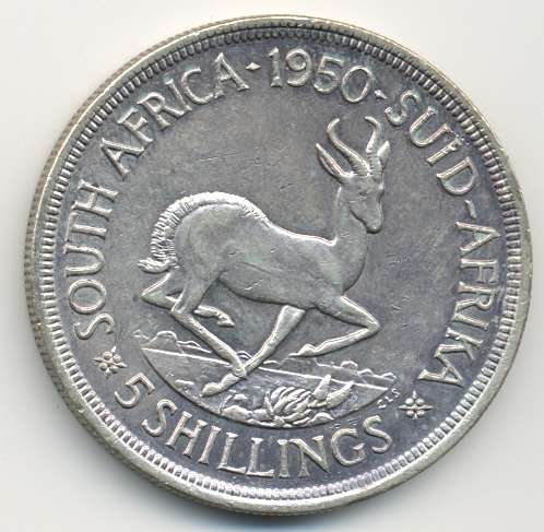 1950 *** 5S *** AU to Unc *** Collectable grade, 80% silver