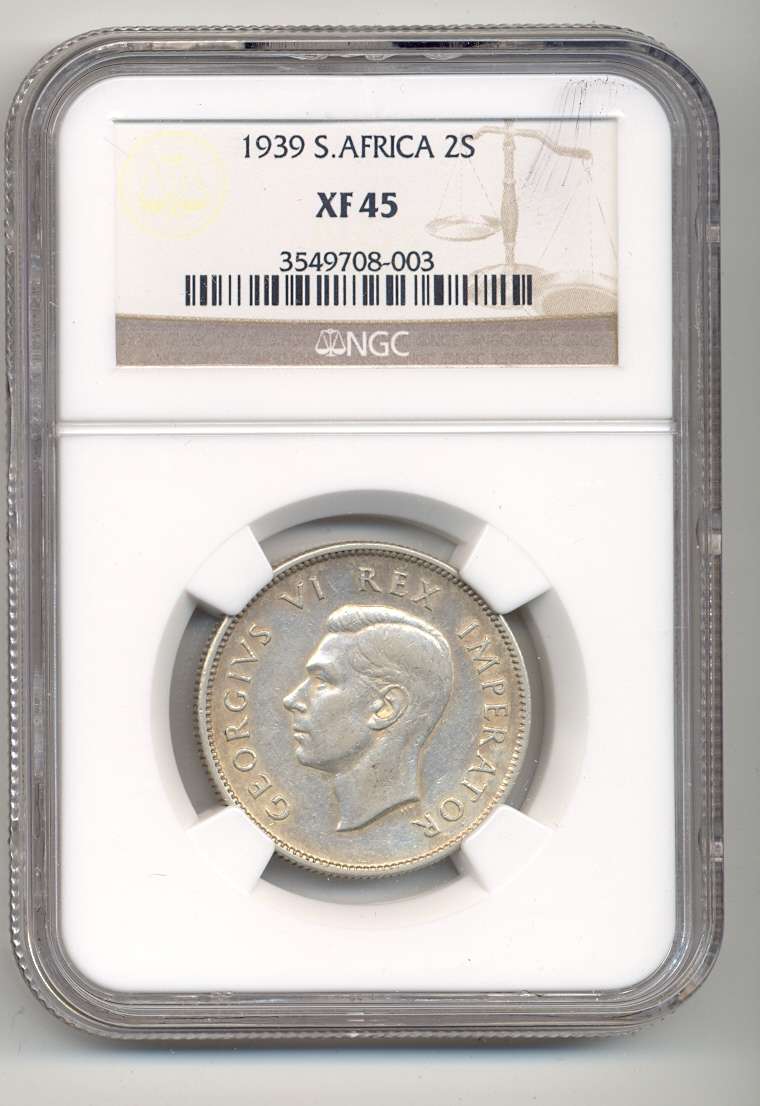1939 *** 2S *** XF45 *** Difficult coin to find in unc
