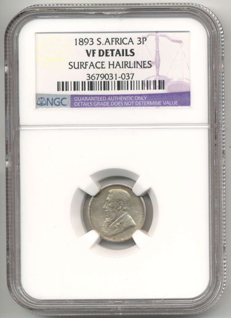 1892 *** 3P *** VF details *** R22500 in unc