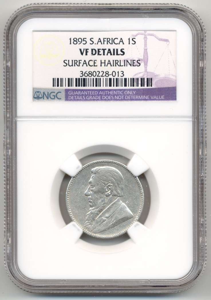 1895 *** 1S *** VF details *** R25000 in unc