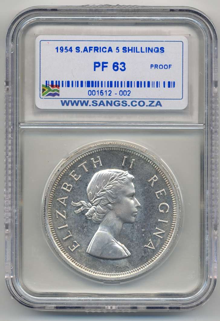 1954 *** 5S *** PF63 *** catalogue value = R1500