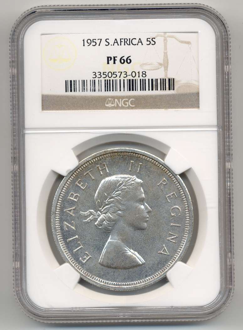 1957 *** 5S *** PF66 *** 2nd highest, catalogued at R1900
