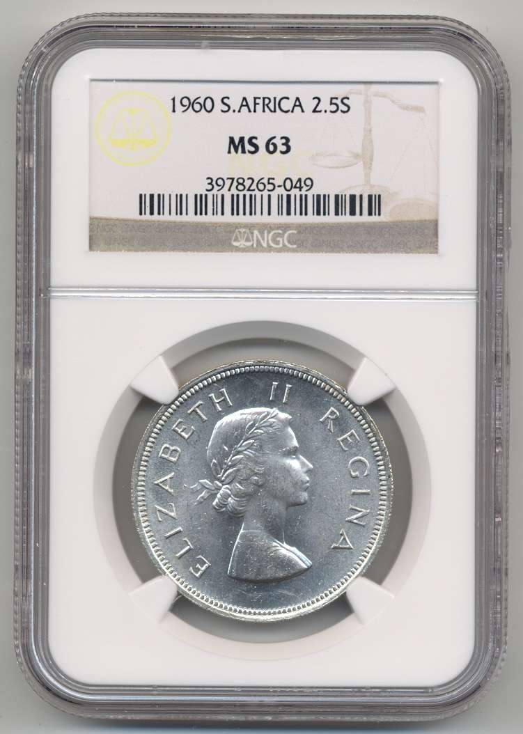 1960 *** 2.5S *** MS63 *** good grade
