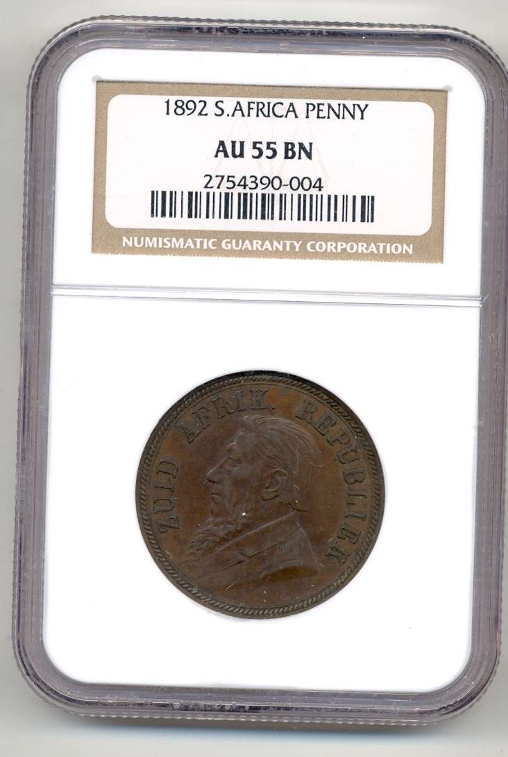 1892 *** 1P *** AU55BN *** Great price for a great coin