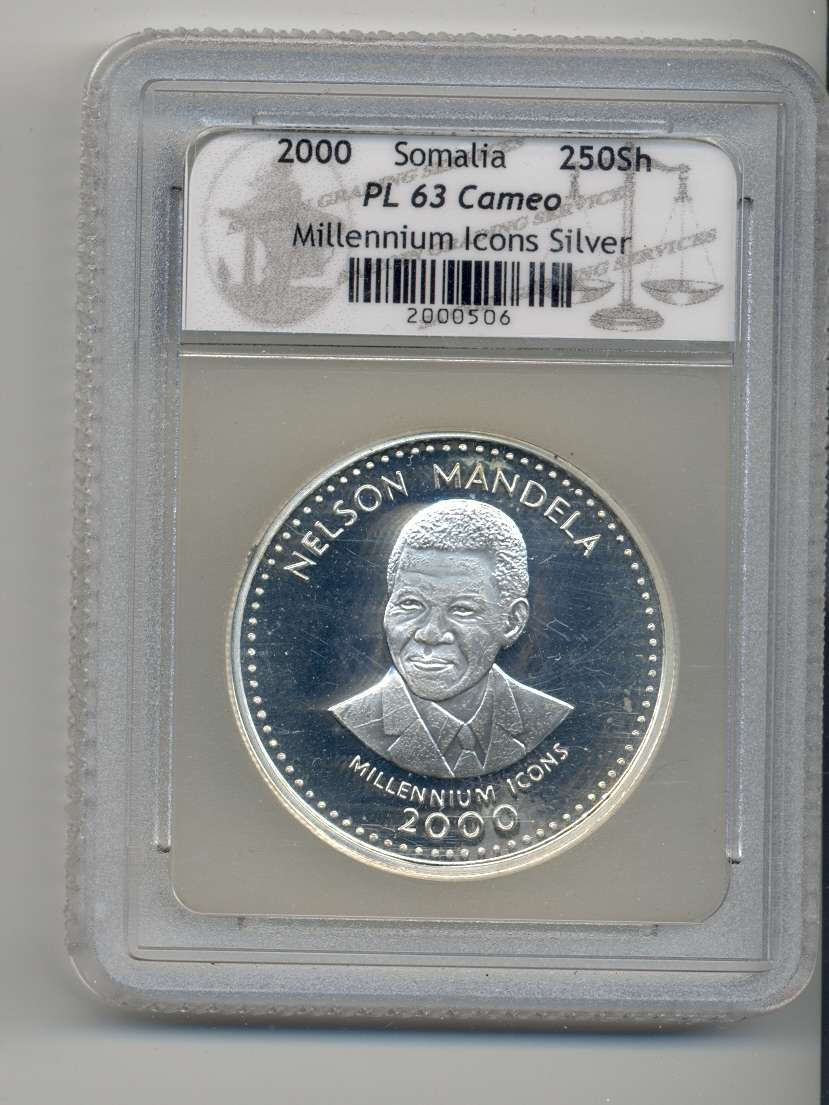 2000 *** Somalia  *** PL63C *** Mintage of only 100, seldom seen