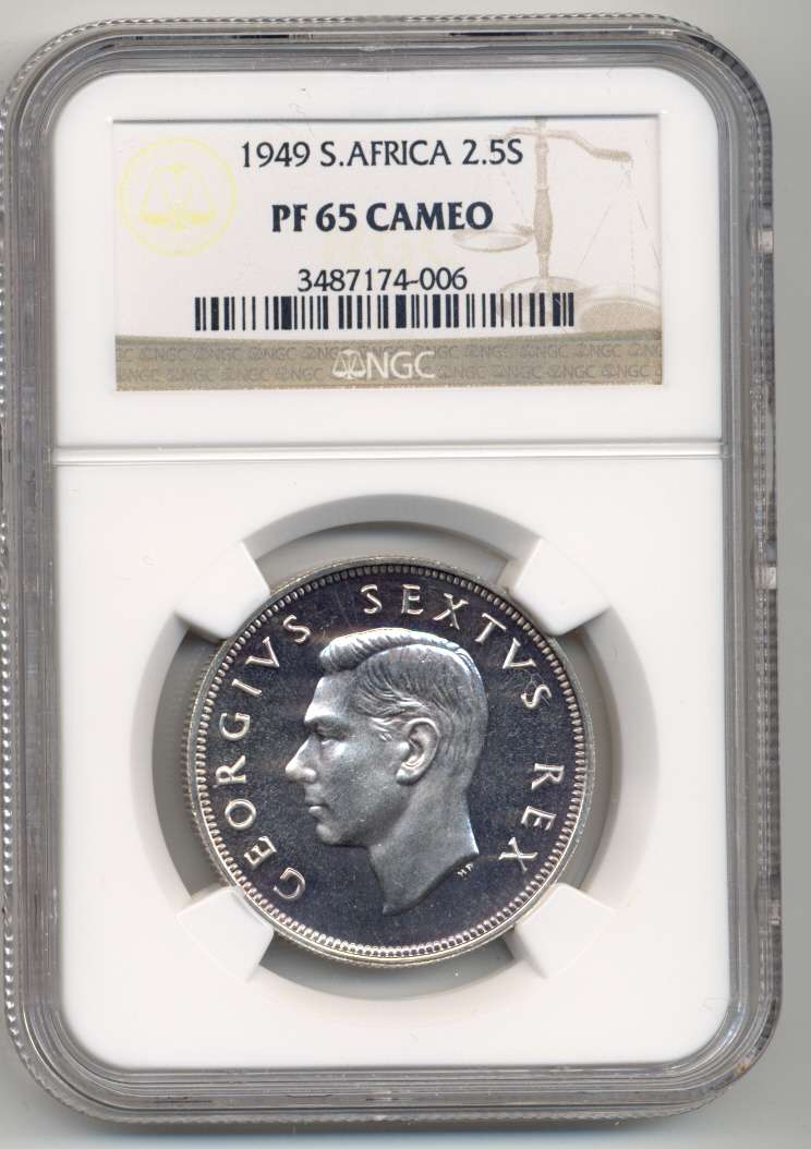 1949 *** 2.5S *** PF65 CAMEO *** ONE of ONE; The only graded cameo,  add it to your collection