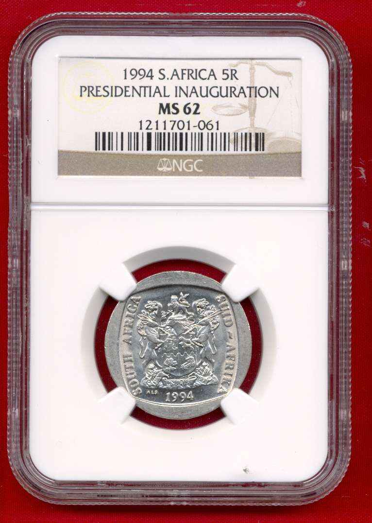 ***1994  Presidential INAUGURATION R5 Graded MS62***