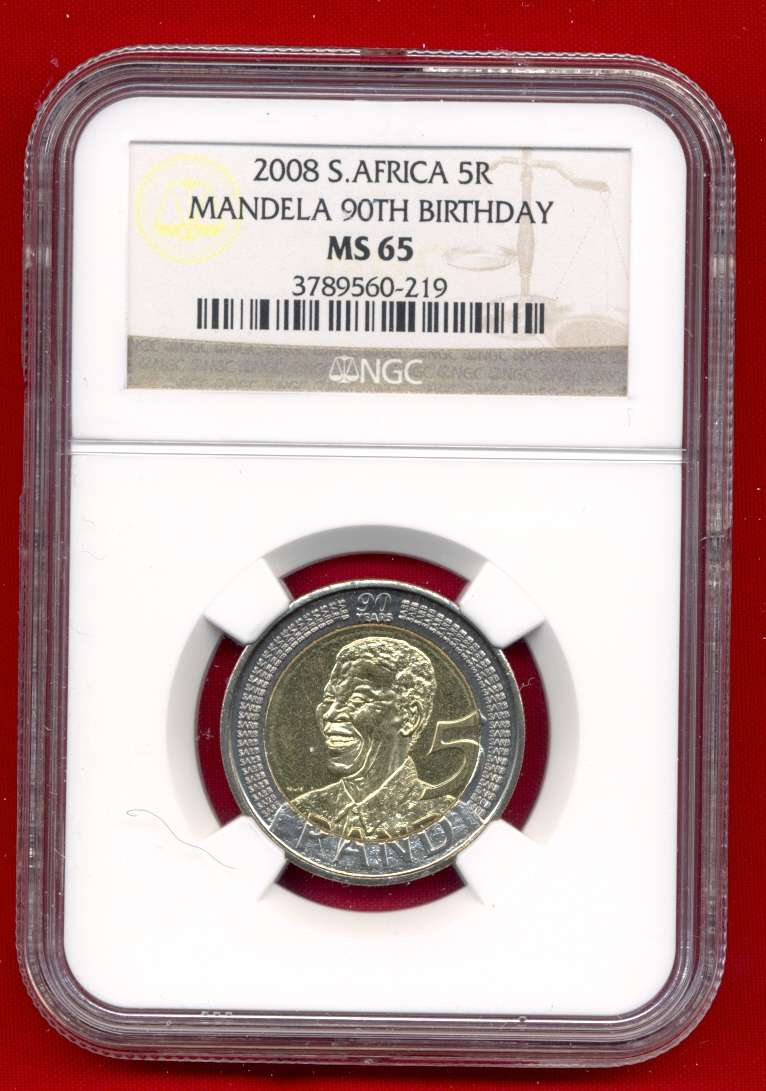 ***MS65*** -------Birthday Mandela R5------- *** !!!!! 3 Available