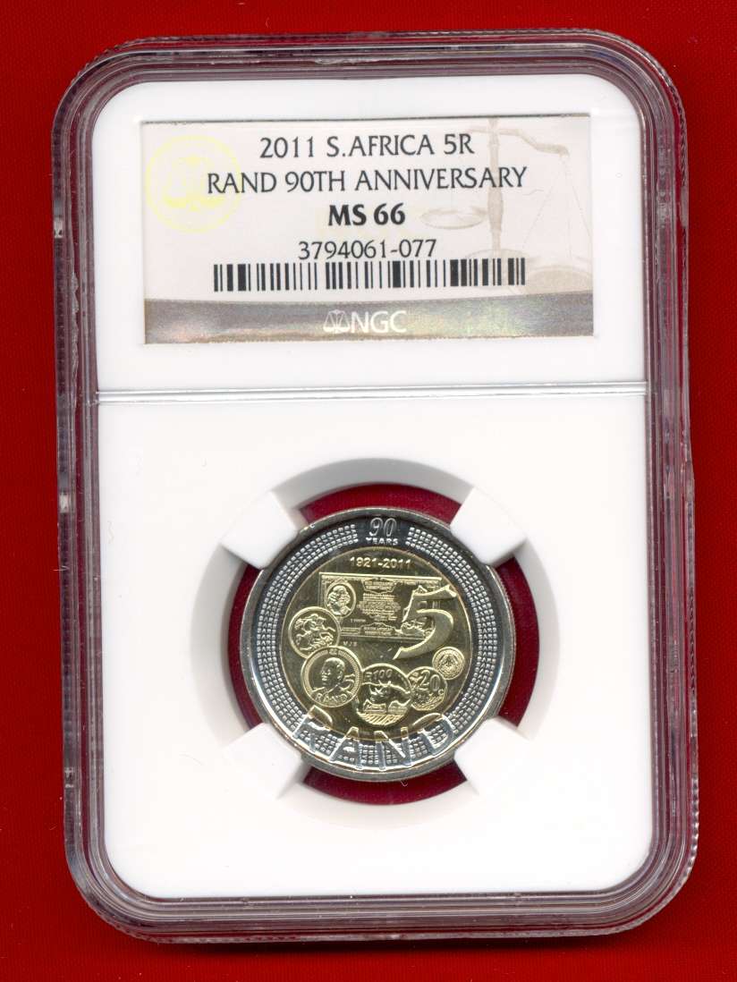 20 x MS66 SARB 90th Anniversary 2011 R5 - High grade *** Bid per coin