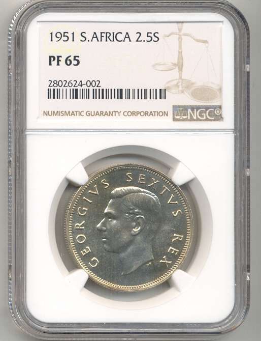 1951 *** 2.5S *** PF65 *** 3rd highest grade