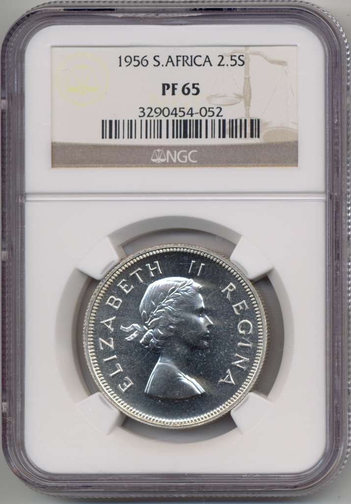 1956 *** 2.5S *** PF65 *** Good strike with bag marks