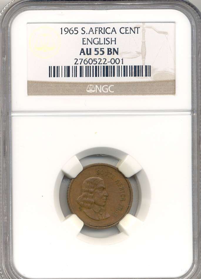 1965 *** 1C *** AU55BN *** Crazy R1 auction