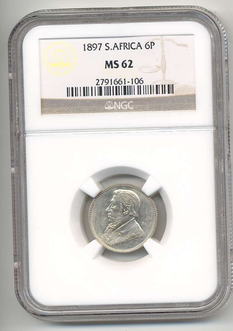 1897 *** 6P *** MS62 *** Priced to sell