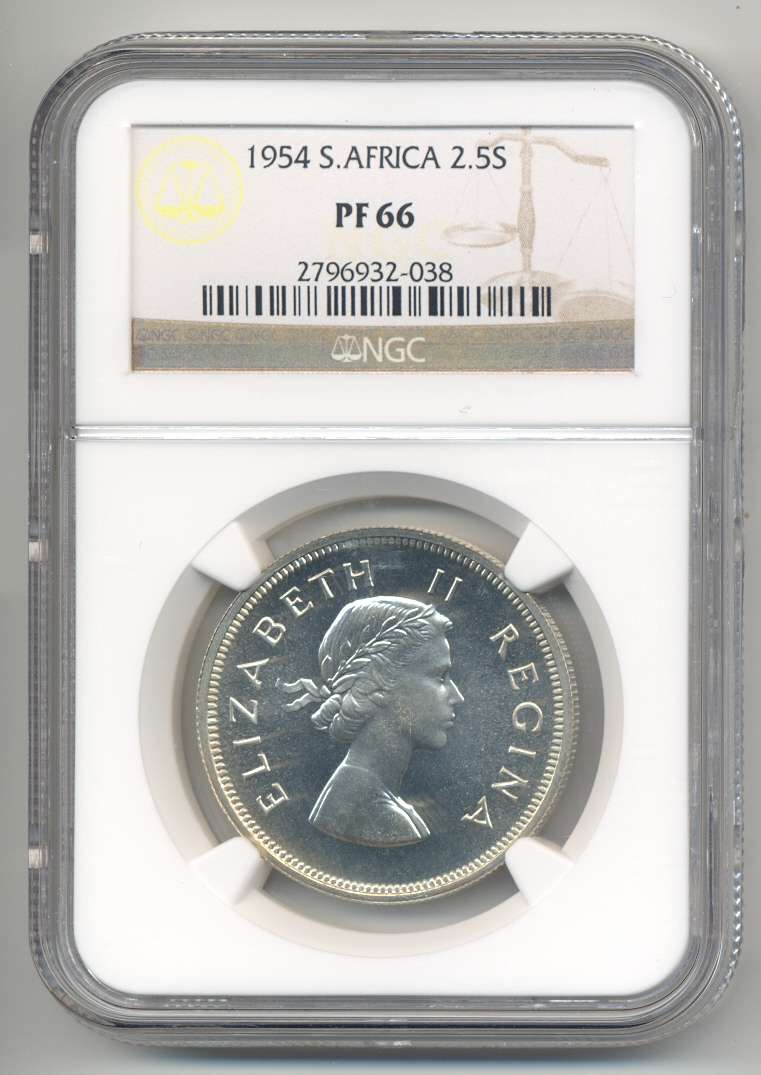 1954 *** 2.5S *** PF66 *** 2nd highest; only 5 better