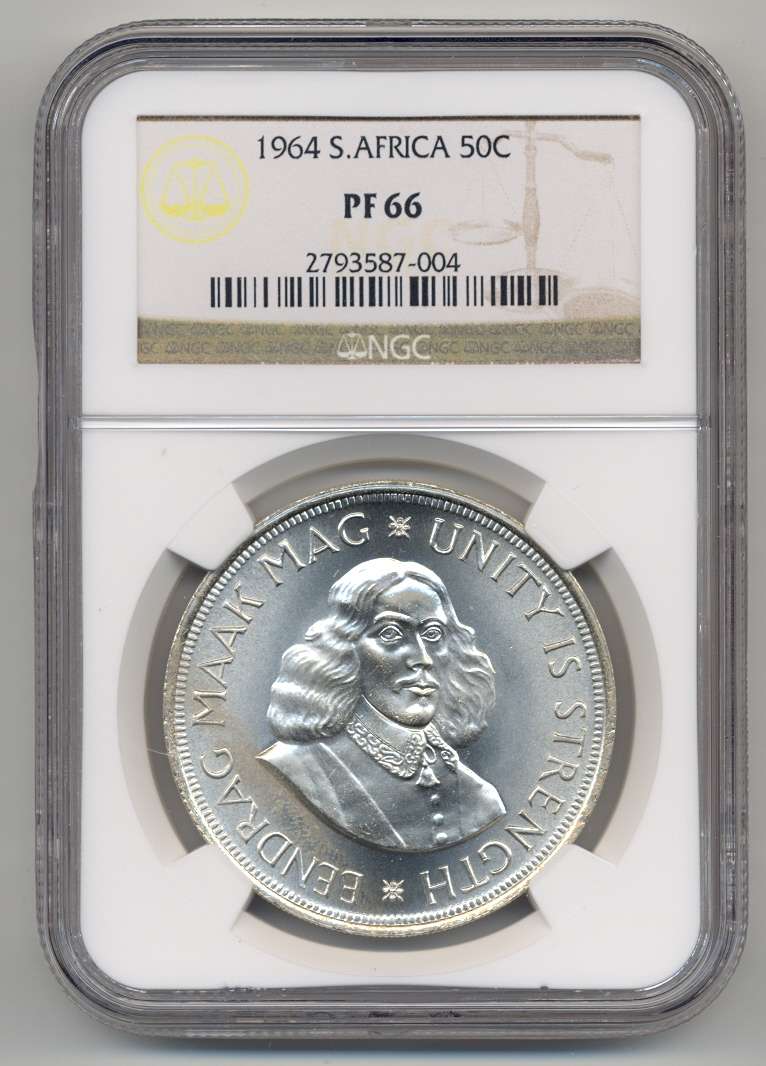1964 *** 50C *** PF66 *** Top grade; 3rd highest