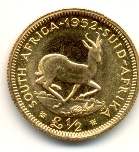 1952 *** GOLD - Half Pound *** invest in gold ***