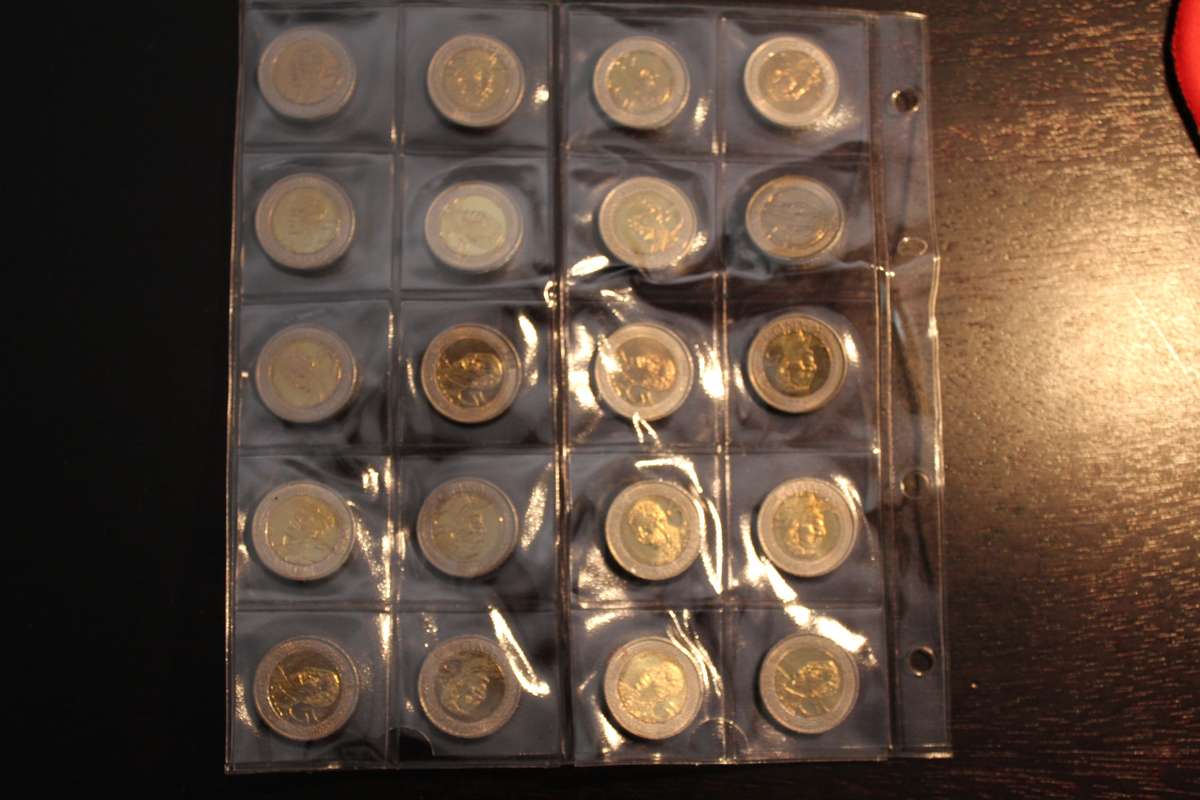 2008 *** 20 x Birthday Mandela R5's ***ungraded; uncirculated; straight from the bag; bid per coin
