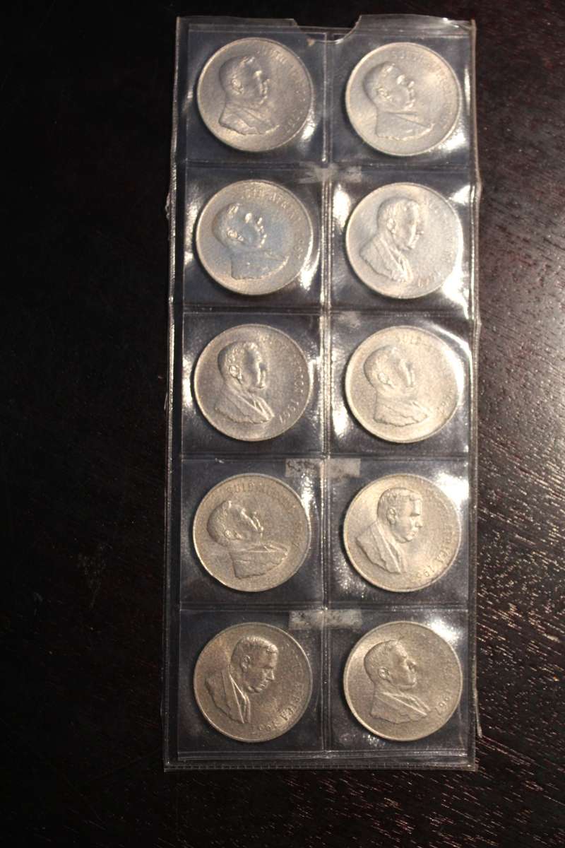 1967 *** 10 x Silver R1 coins *** AU to Unc; bid per coin