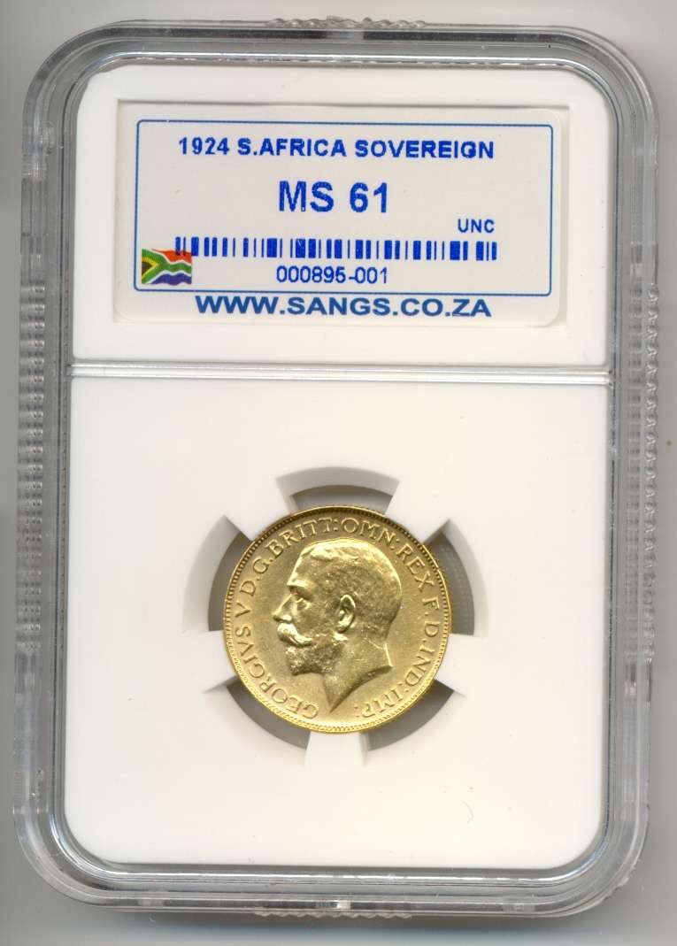 1924 *** Sovereign *** MS61 *** Complete your sets