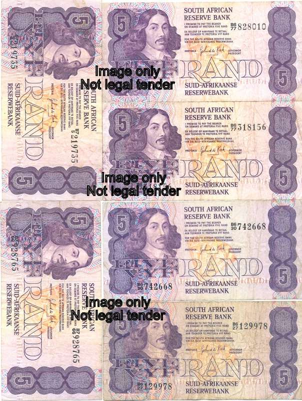 R5 *** GPC de Kock *** Mostly fine *** Bid per note to take all