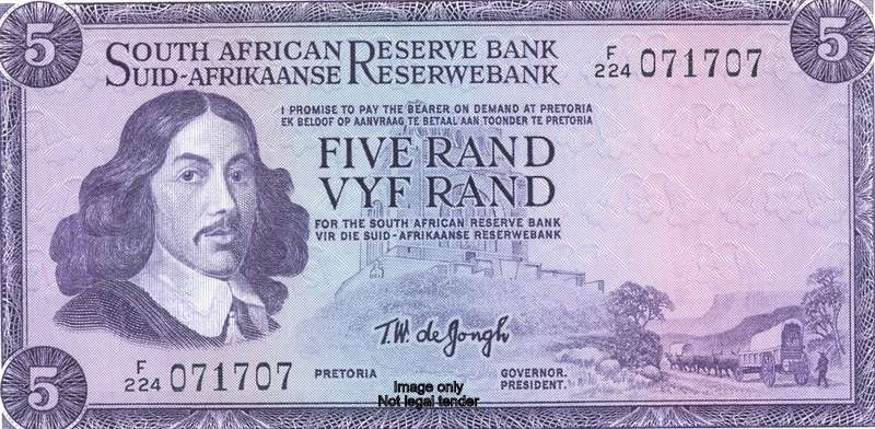 R5 First issue *** TW de Jongh *** Looks unc to me *** Just make sure by checking the corners