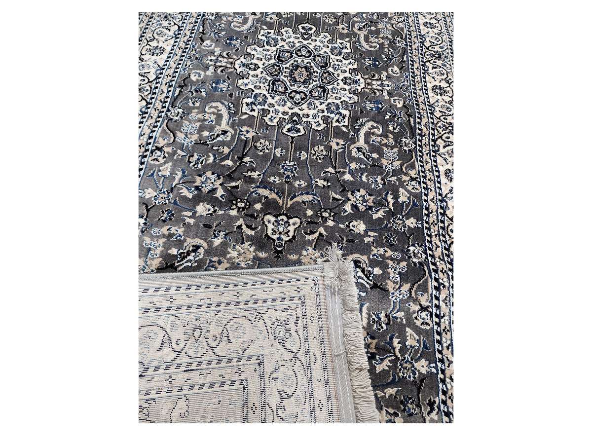 Turkish Machine Made Runner 600x80cm  Grey Hallway Runner