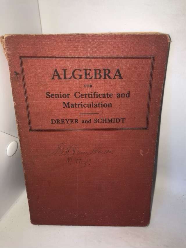 Algebra for Senior Certificate and Matriculation - Dreyer and Schmidt