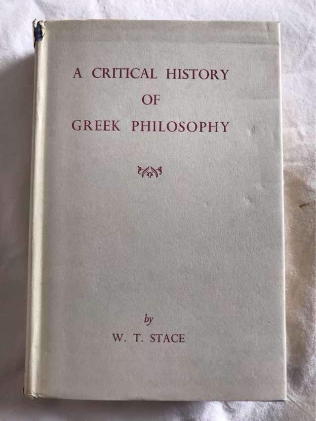 A Critical History of Greek Philosophy - W.T.Stace