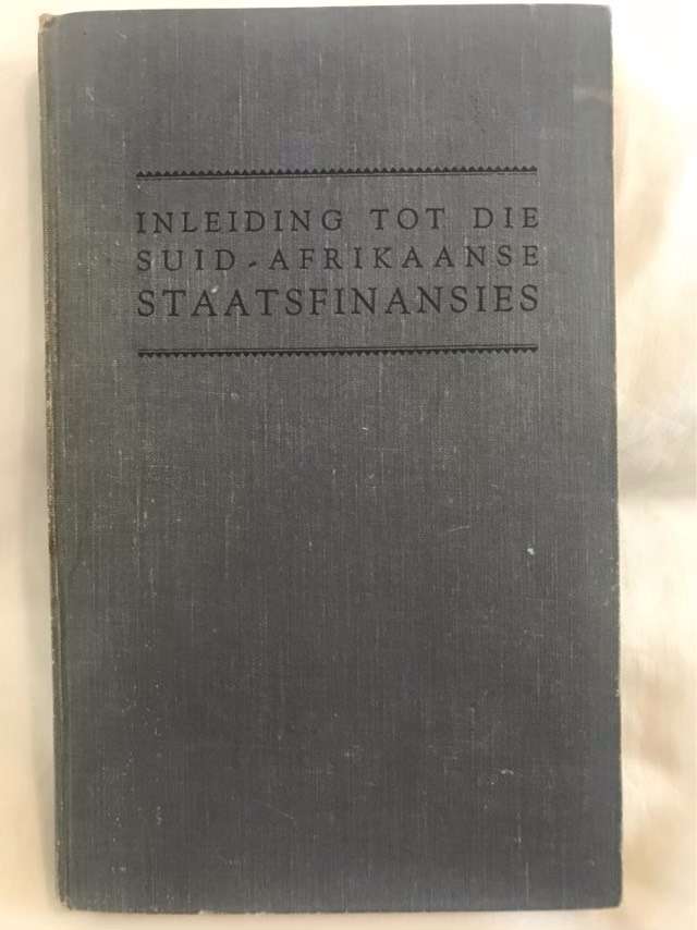 Inleiding tot die Suid-Afrikaanse Staatsfinansies - D.H.Steyn