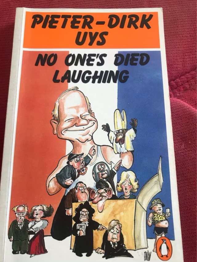 No one's died laughing - Pieter-Dirk Uys